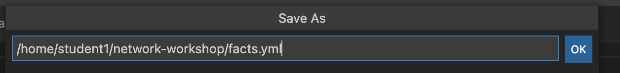 vscode save file