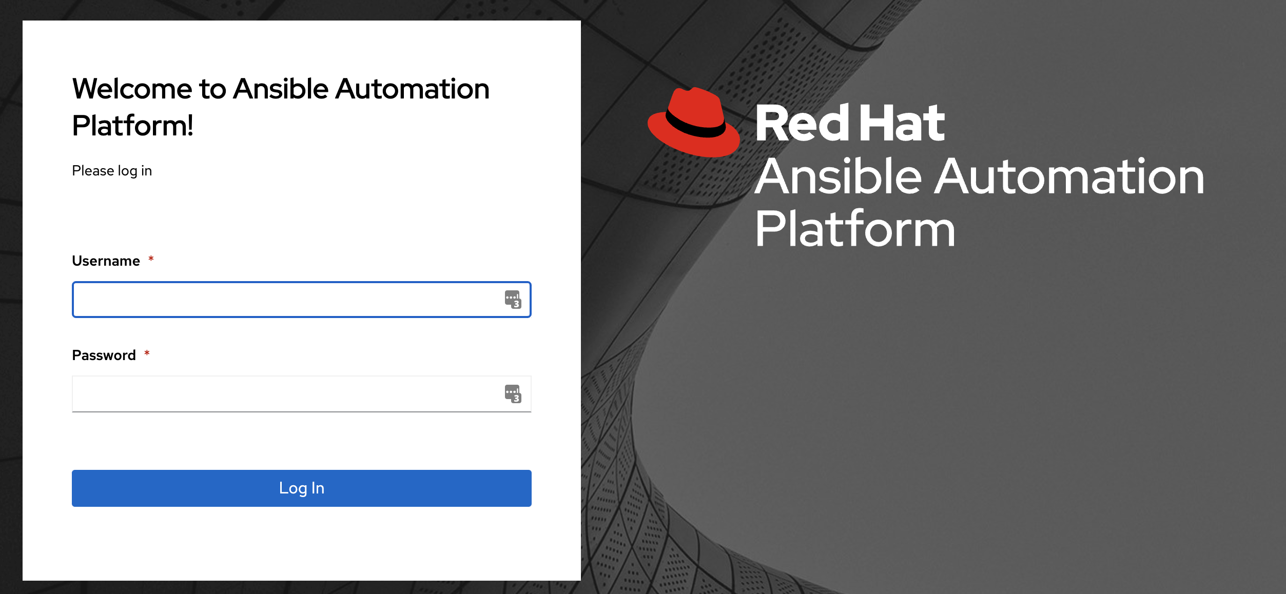 automation controller login window